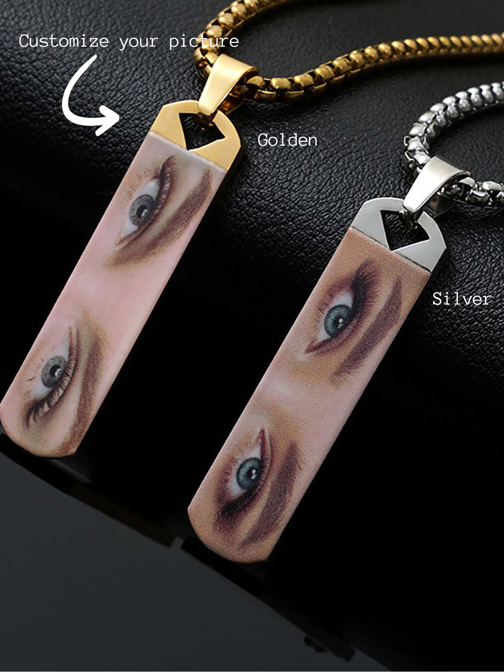 Custom Photo Necklace, Engravable Picture Pendant, Portrait Memory Jewelry