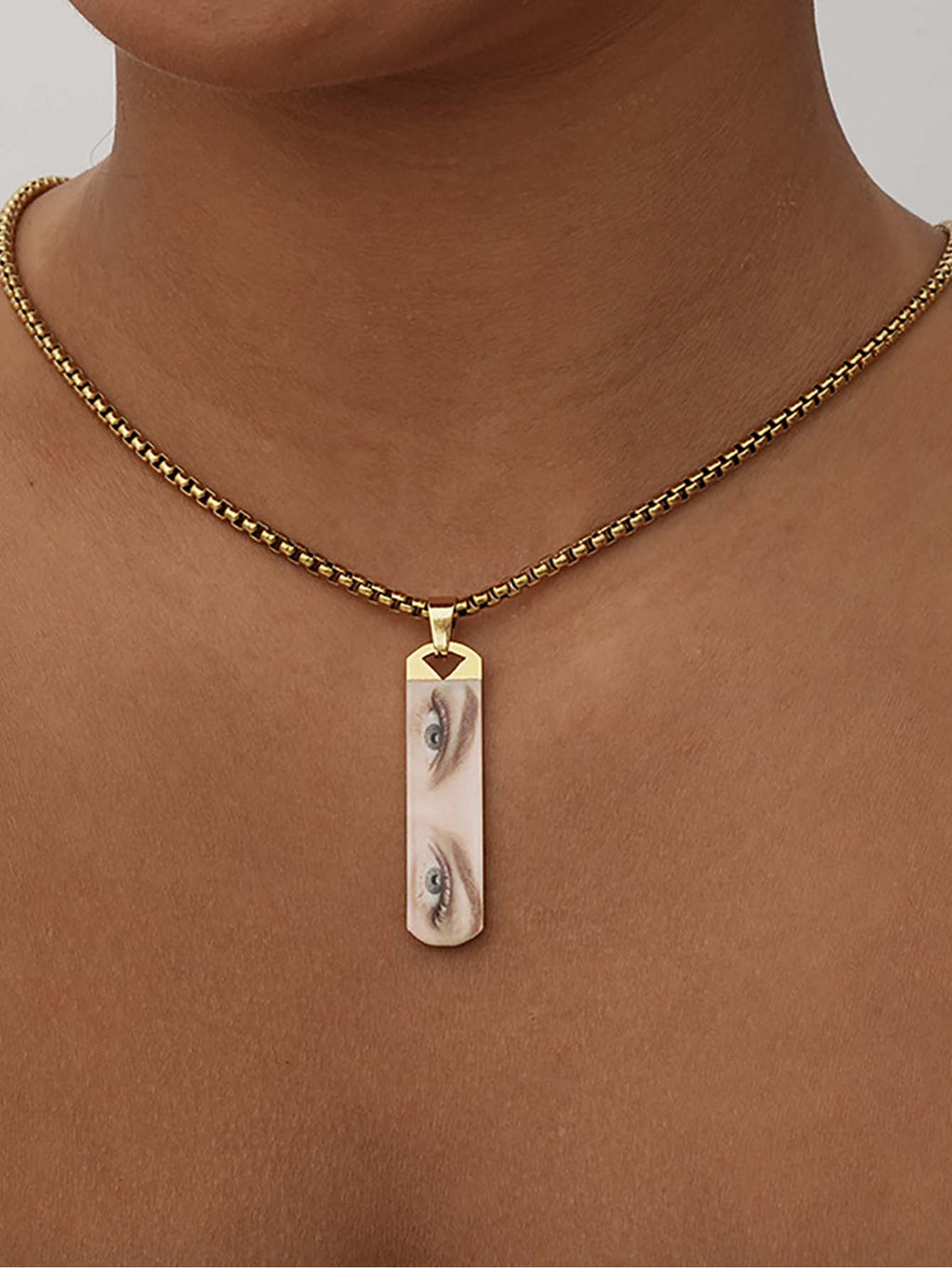 Custom Photo Necklace, Engravable Picture Pendant, Portrait Memory Jewelry