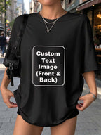 Men Customized T Shirts, Personalized Shirt, Customize Your Own Design T-Shirt, Custom Tee Shirt Design
