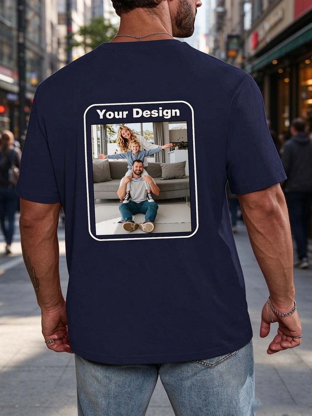 Men Customized T Shirts, Personalized Shirt, Customize Your Own Design T-Shirt, Custom Tee Shirt Design