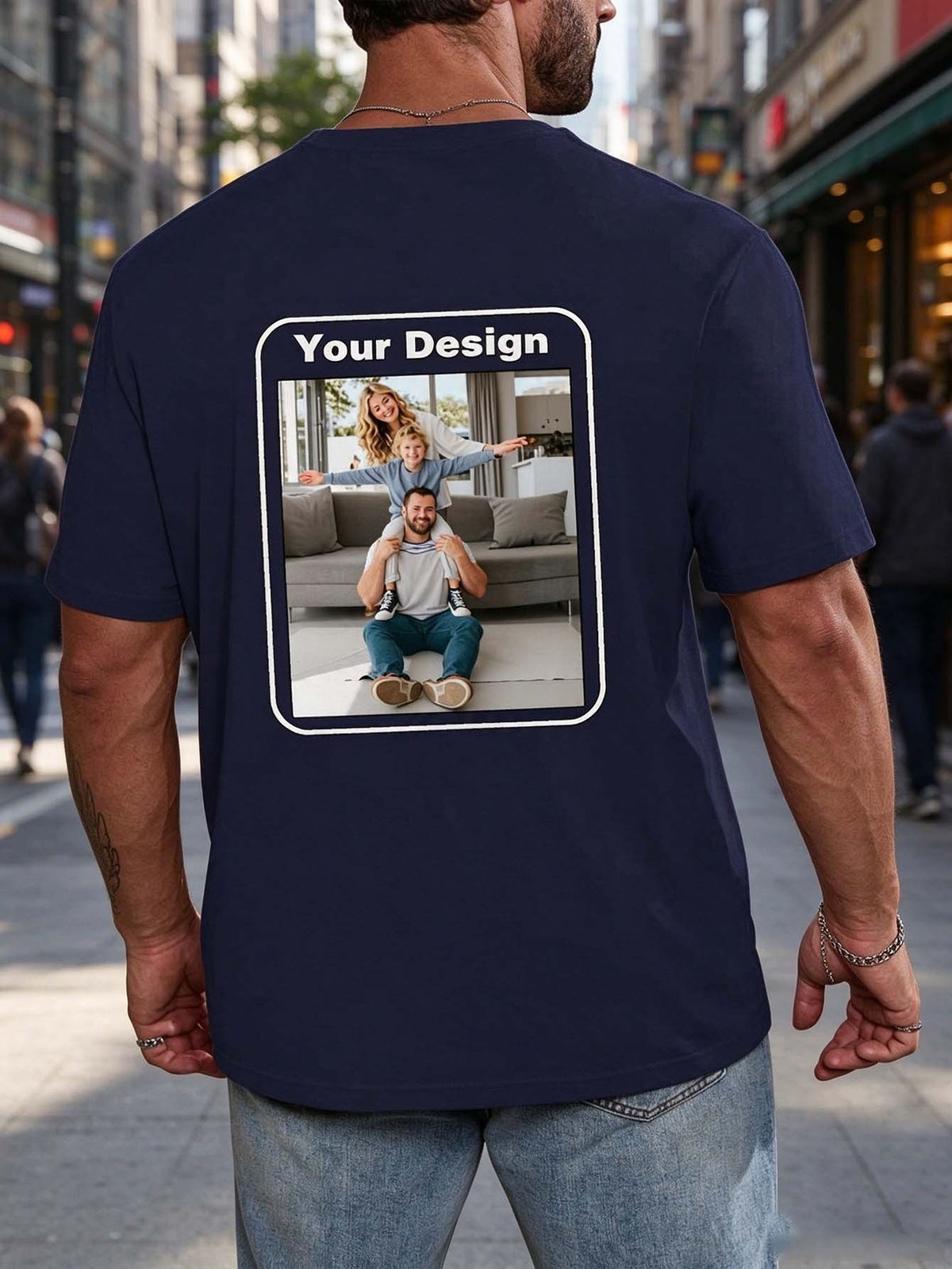 Men Customized T Shirts, Personalized Shirt, Customize Your Own Design T-Shirt, Custom Tee Shirt Design