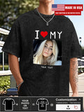 Men Customized T Shirts, Personalized Shirt, Customize Your Own Design T-Shirt, Custom Tee Shirt Design