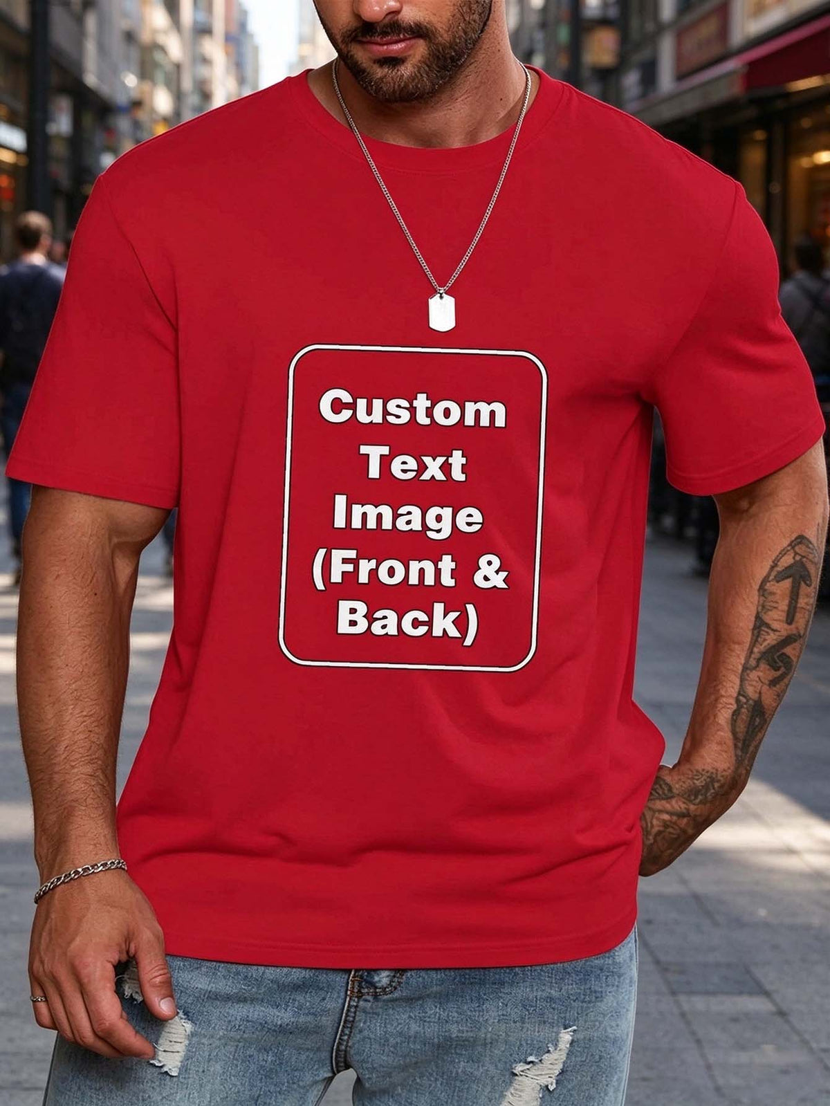 Men Customized T Shirts, Personalized Shirt, Customize Your Own Design T-Shirt, Custom Tee Shirt Design