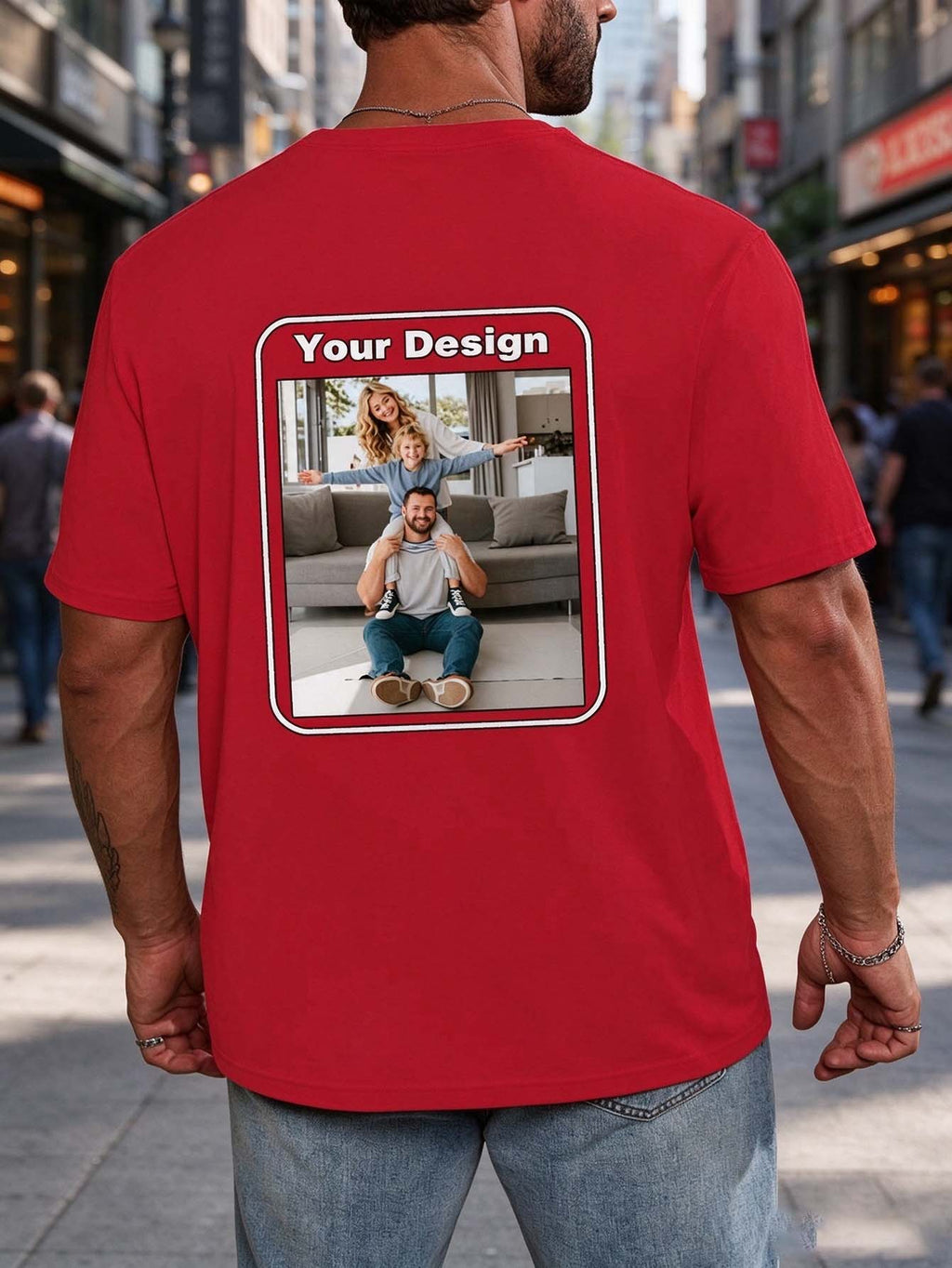 Men Customized T Shirts, Personalized Shirt, Customize Your Own Design T-Shirt, Custom Tee Shirt Design