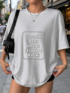Men Customized T Shirts, Personalized Shirt, Customize Your Own Design T-Shirt, Custom Tee Shirt Design