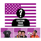 Personalized Custom Photo Tapestry Wall Hanging – 4 Flag Designs, Print Your Own Picture, Custom Wall Decor for Bedroom Dorm Living Room