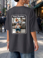 Men Customized T Shirts, Personalized Shirt, Customize Your Own Design T-Shirt, Custom Tee Shirt Design