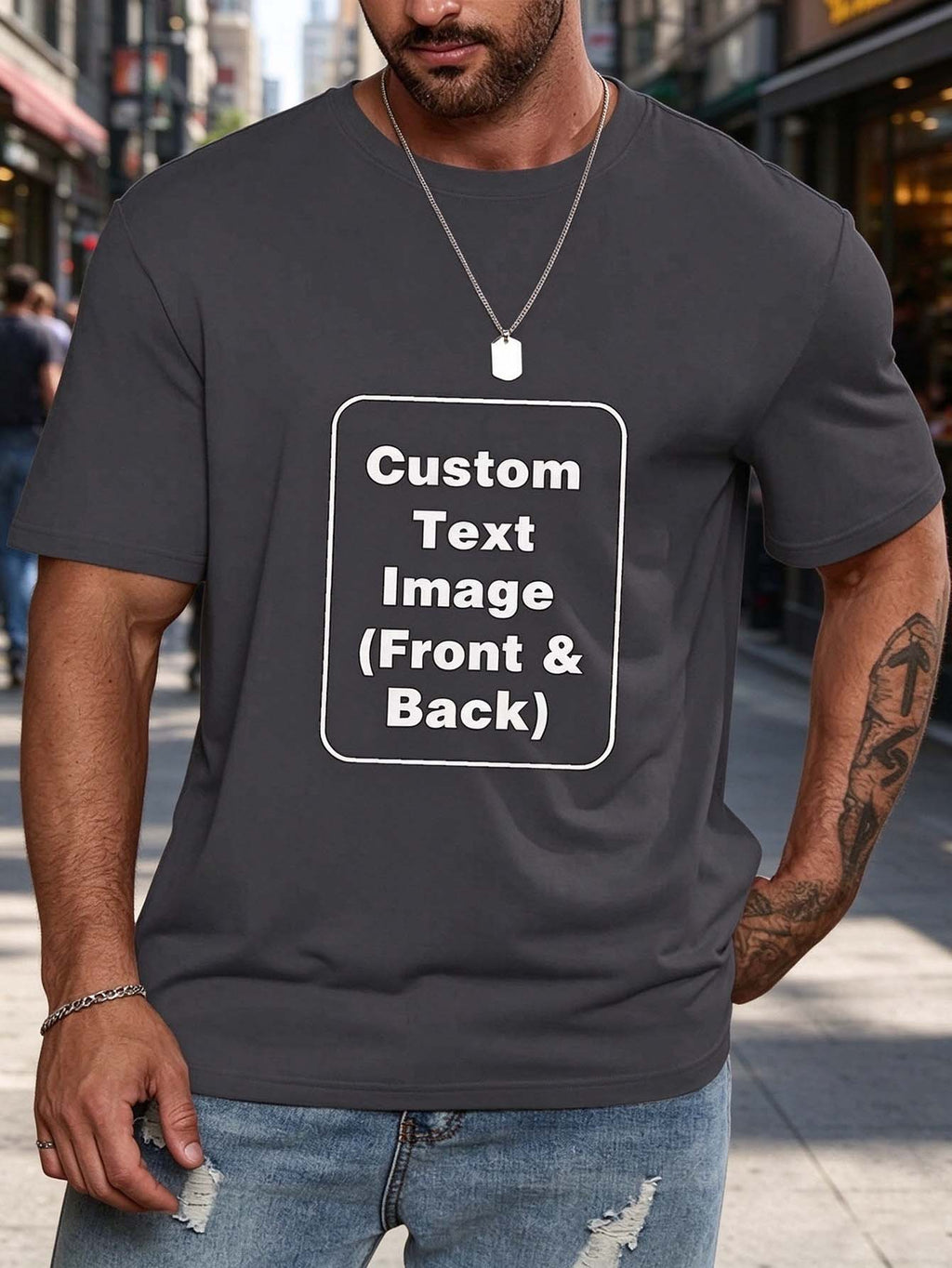 Men Customized T Shirts, Personalized Shirt, Customize Your Own Design T-Shirt, Custom Tee Shirt Design