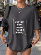 Men Customized T Shirts, Personalized Shirt, Customize Your Own Design T-Shirt, Custom Tee Shirt Design