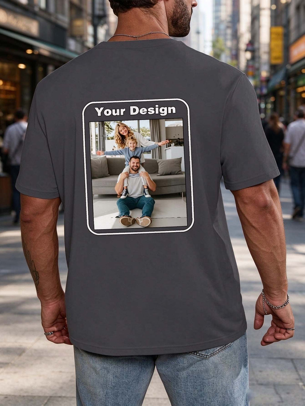 Men Customized T Shirts, Personalized Shirt, Customize Your Own Design T-Shirt, Custom Tee Shirt Design