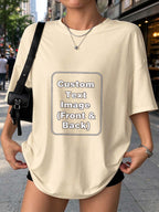 Men Customized T Shirts, Personalized Shirt, Customize Your Own Design T-Shirt, Custom Tee Shirt Design