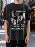 Men Customized T Shirts, Personalized Shirt, Customize Your Own Design T-Shirt, Custom Tee Shirt Design