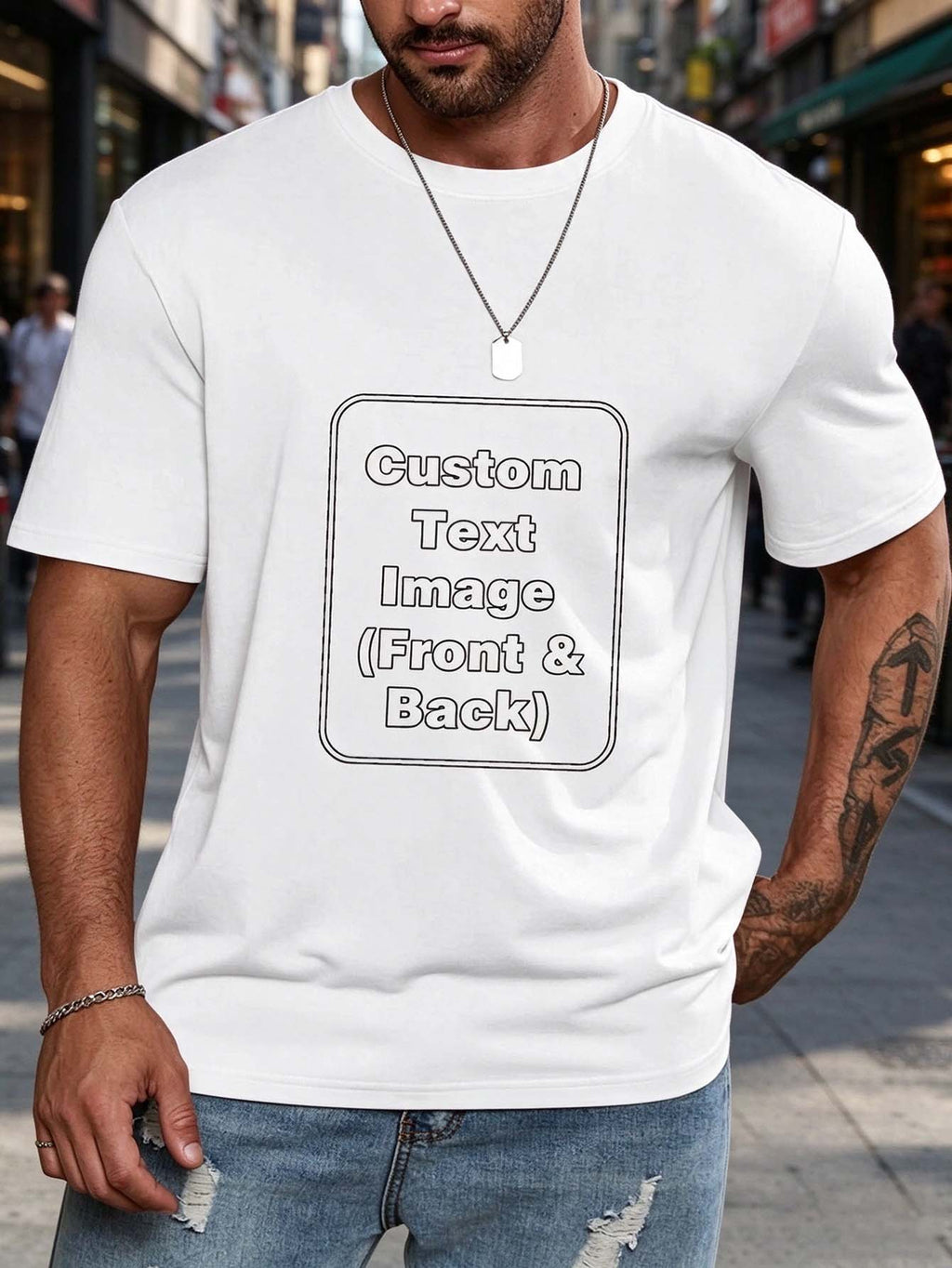 Men Customized T Shirts, Personalized Shirt, Customize Your Own Design T-Shirt, Custom Tee Shirt Design