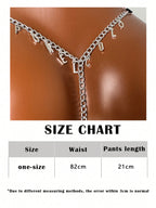 Customized butterfly chain letter thong