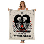 Custom Blanket Throws with Photos Text Personalized with Picture Customizable, Customize for Mom, Dad, Couple, Girlfriend, Boyfriend, Husband & Wife