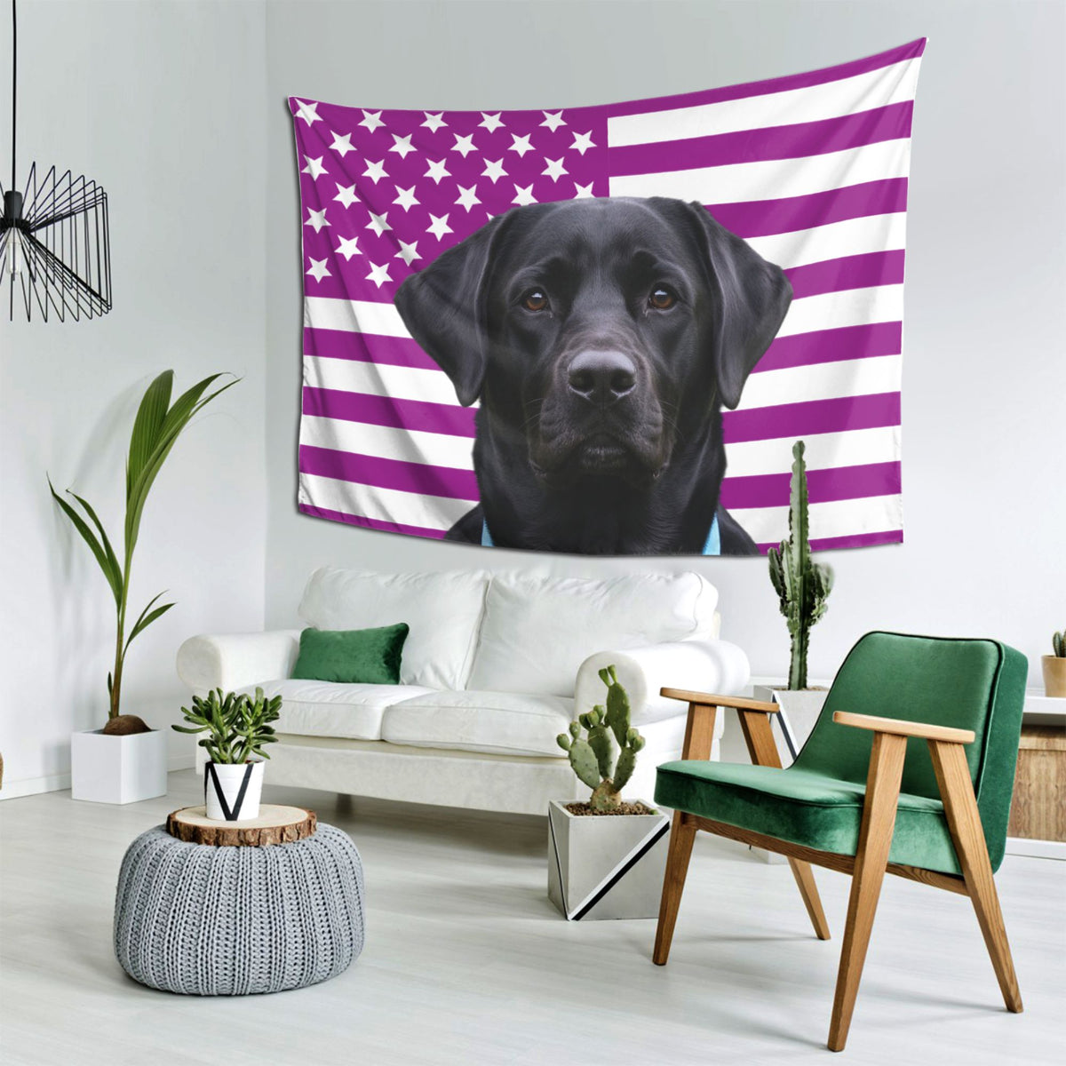 Personalized Custom Photo Tapestry Wall Hanging – 4 Flag Designs, Print Your Own Picture, Custom Wall Decor for Bedroom Dorm Living Room
