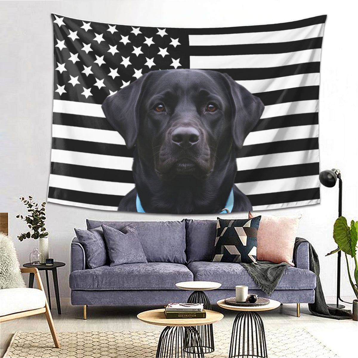 Personalized Custom Photo Tapestry Wall Hanging – 4 Flag Designs, Print Your Own Picture, Custom Wall Decor for Bedroom Dorm Living Room