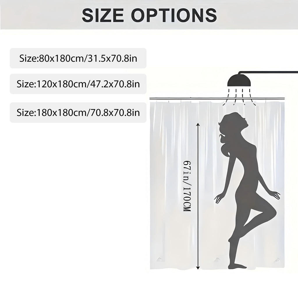 Custom Photo Shower Curtain, Personalized Waterproof Shower Curtain with 12 Hooks, Multiple Sizes, Family Picture Bathroom Decor