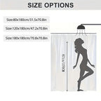 Custom Photo Shower Curtain, Personalized Waterproof Shower Curtain with 12 Hooks, Multiple Sizes, Family Picture Bathroom Decor