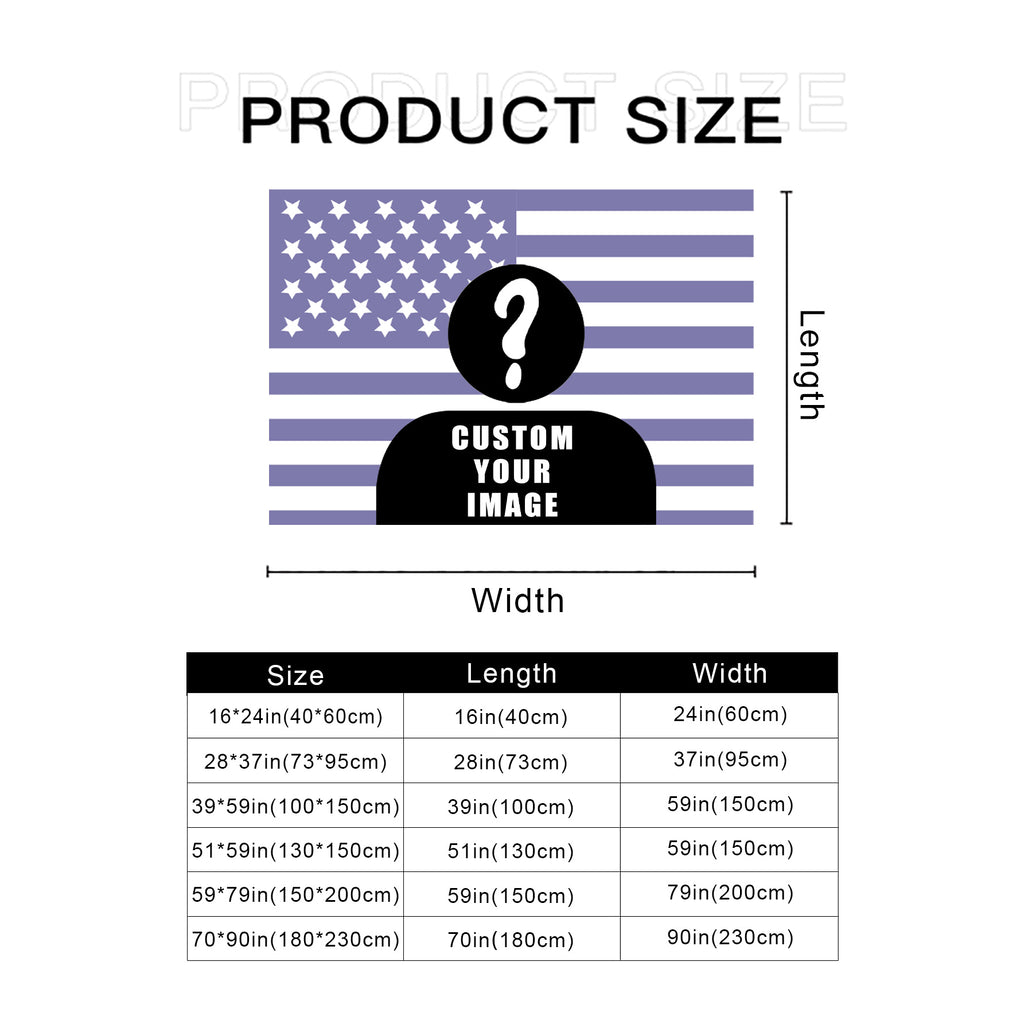 Custom Photo Tapestry – Personalized Flag Wall Hanging, Unique Photo Gift for Couples, Friends & Pet Lovers