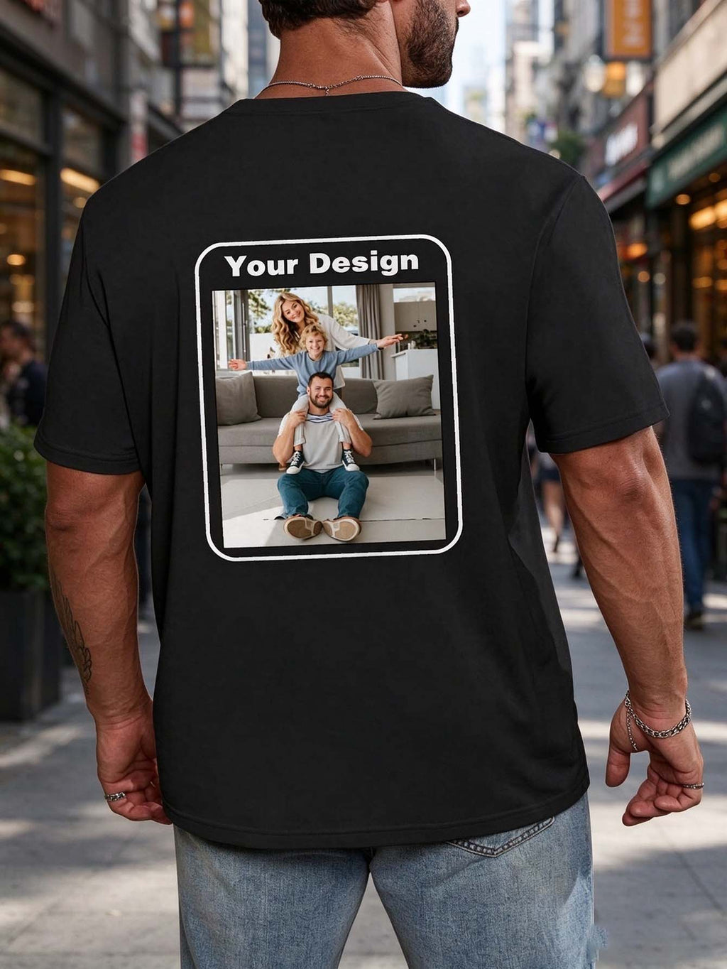 Men Customized T Shirts, Personalized Shirt, Customize Your Own Design T-Shirt, Custom Tee Shirt Design