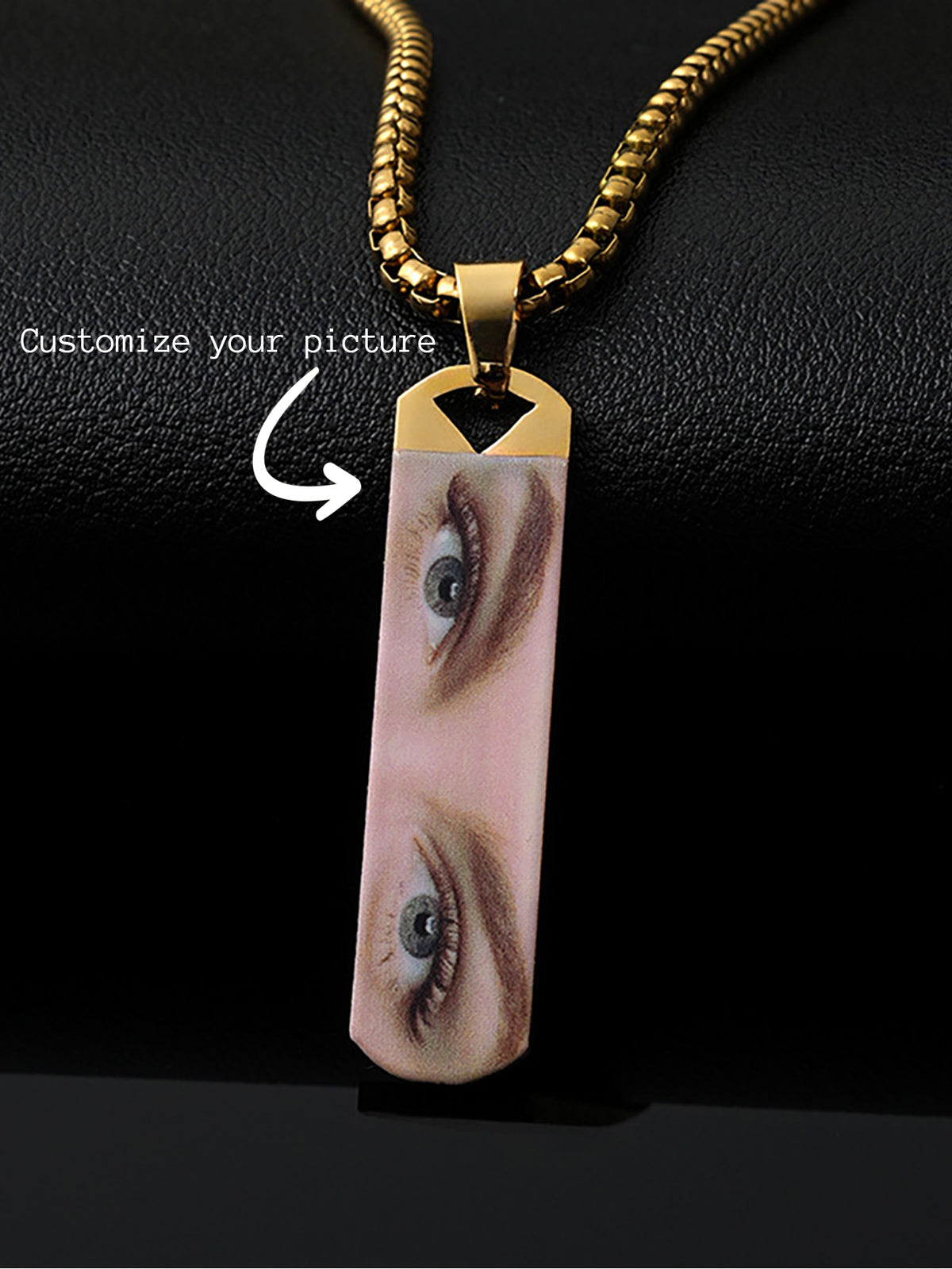 Custom Photo Necklace, Engravable Picture Pendant, Portrait Memory Jewelry