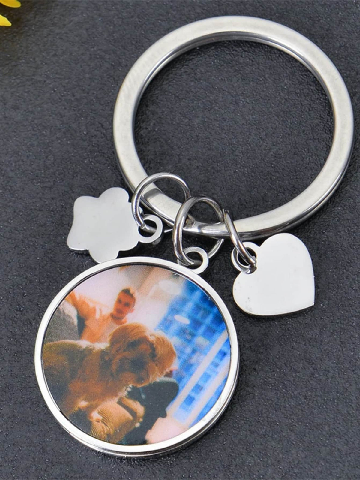 Customized Necklace with Photo Text Personalized Memorial Gifts for Lover Family Christmas Birthday