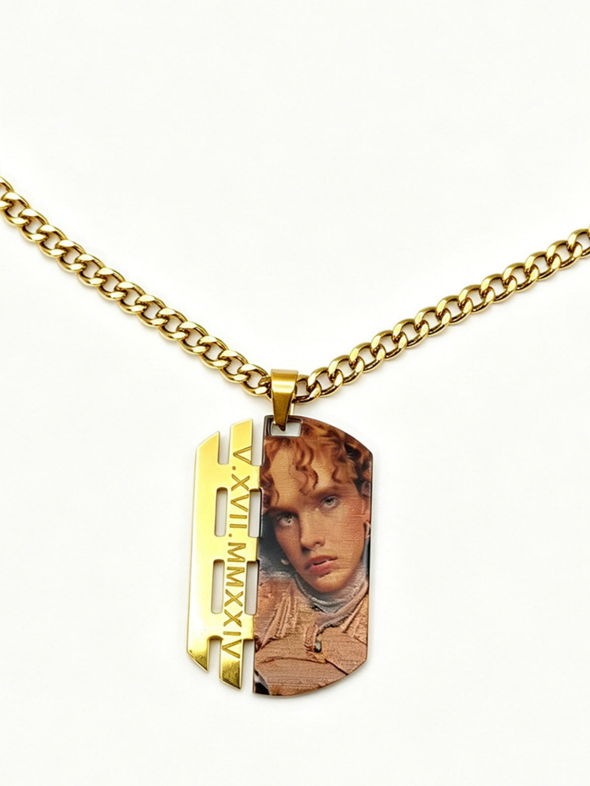 Custom Photo Necklace, Engravable Picture Pendant, Portrait Memory Jewelry