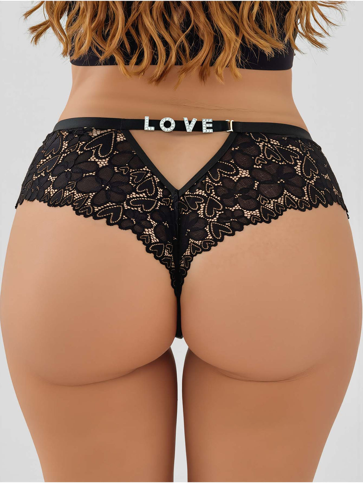 Customized lace thongs