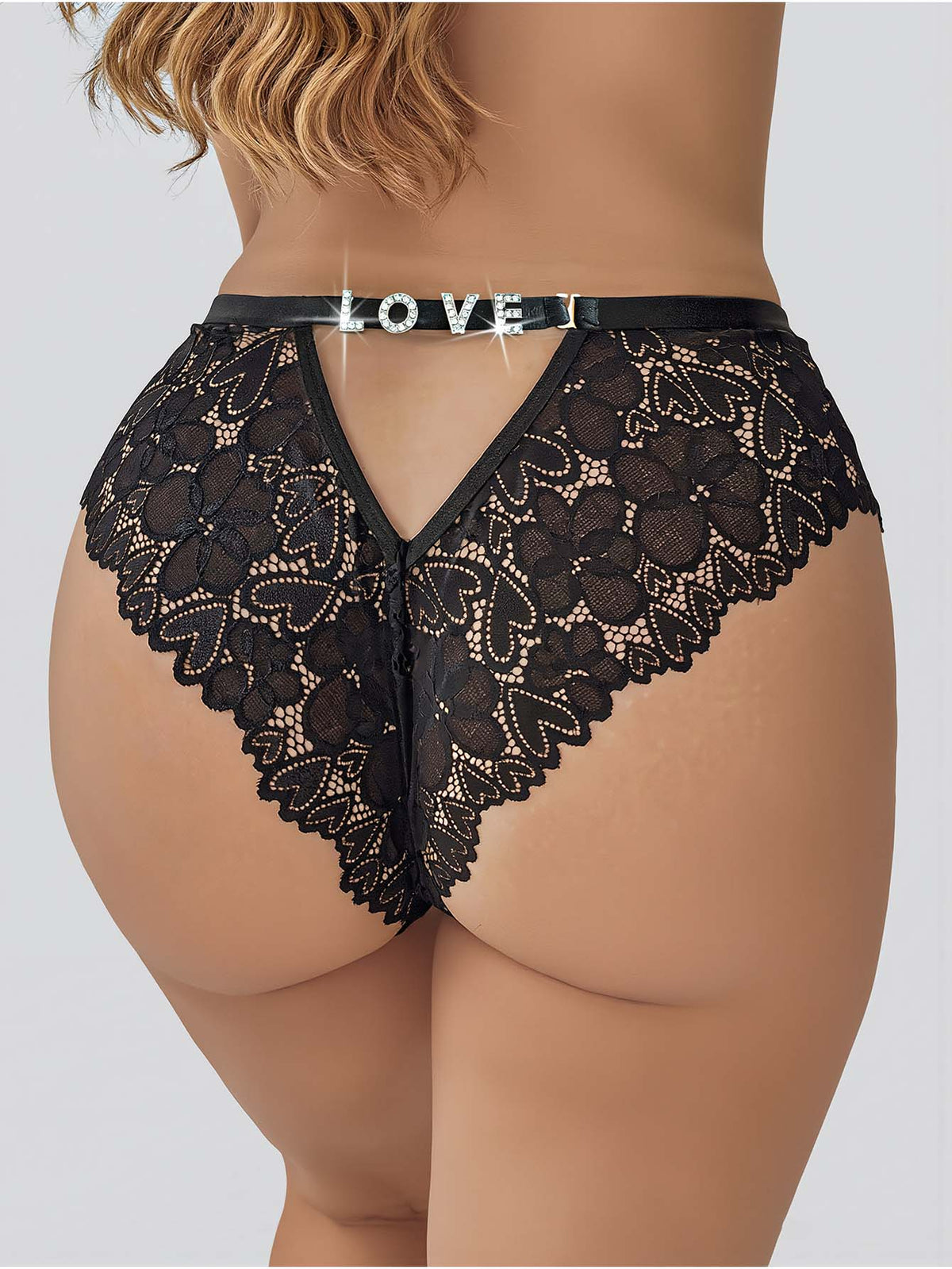 Customized lace thongs