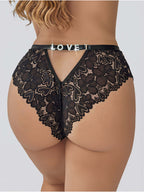 Customized lace thongs